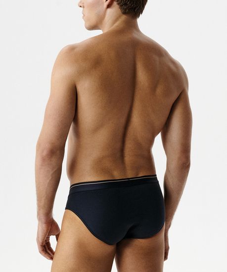 Трусы (5шт) мужские слипы спорт Atlantic, 5SMP-004, хлопок, темно-синий