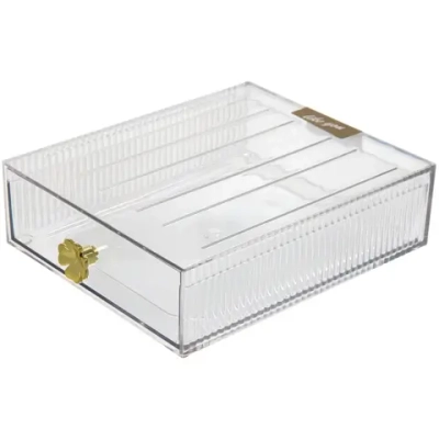 Органайзер универсальный выдвижной для хранения «ЭДАЛЕН», прозрачный,19.5*15.3*5.3см