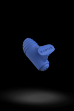 Синий вибростимулятор на пальчик Bteased Basic Finger Vibrator (Цвет: синий)