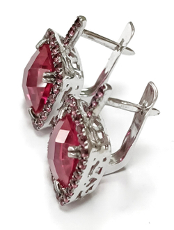 "Эстерелла" - ювелирные серьги из серебра 925