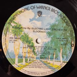 Винтажная виниловая пластинка LP Electric Light Orchestra ELO Eldorado (Holland 1976)