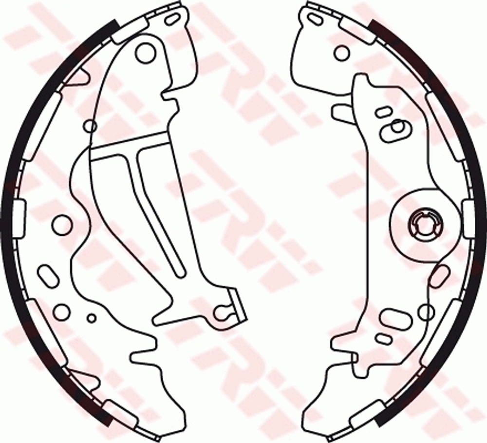 TRW - GS8774-TRW - Brake Shoe Set