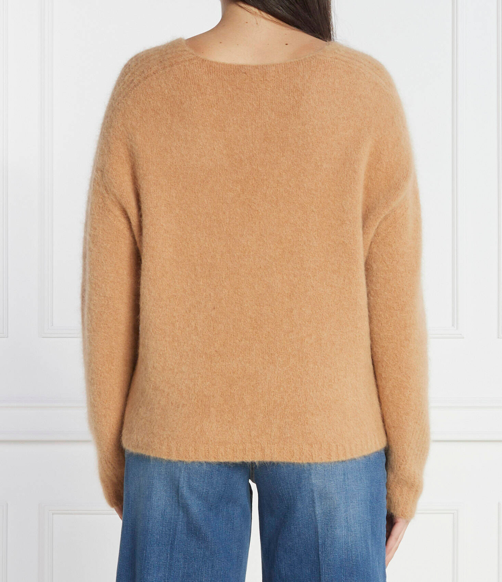 Хлопковый свитер amedea Marella - коричневый(33661936)