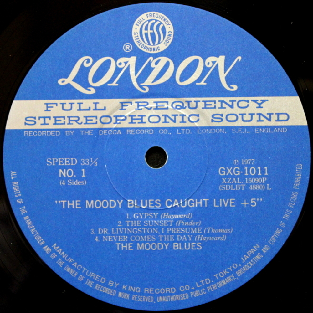The Moody Blues / Caught Live + 5 (2LP)