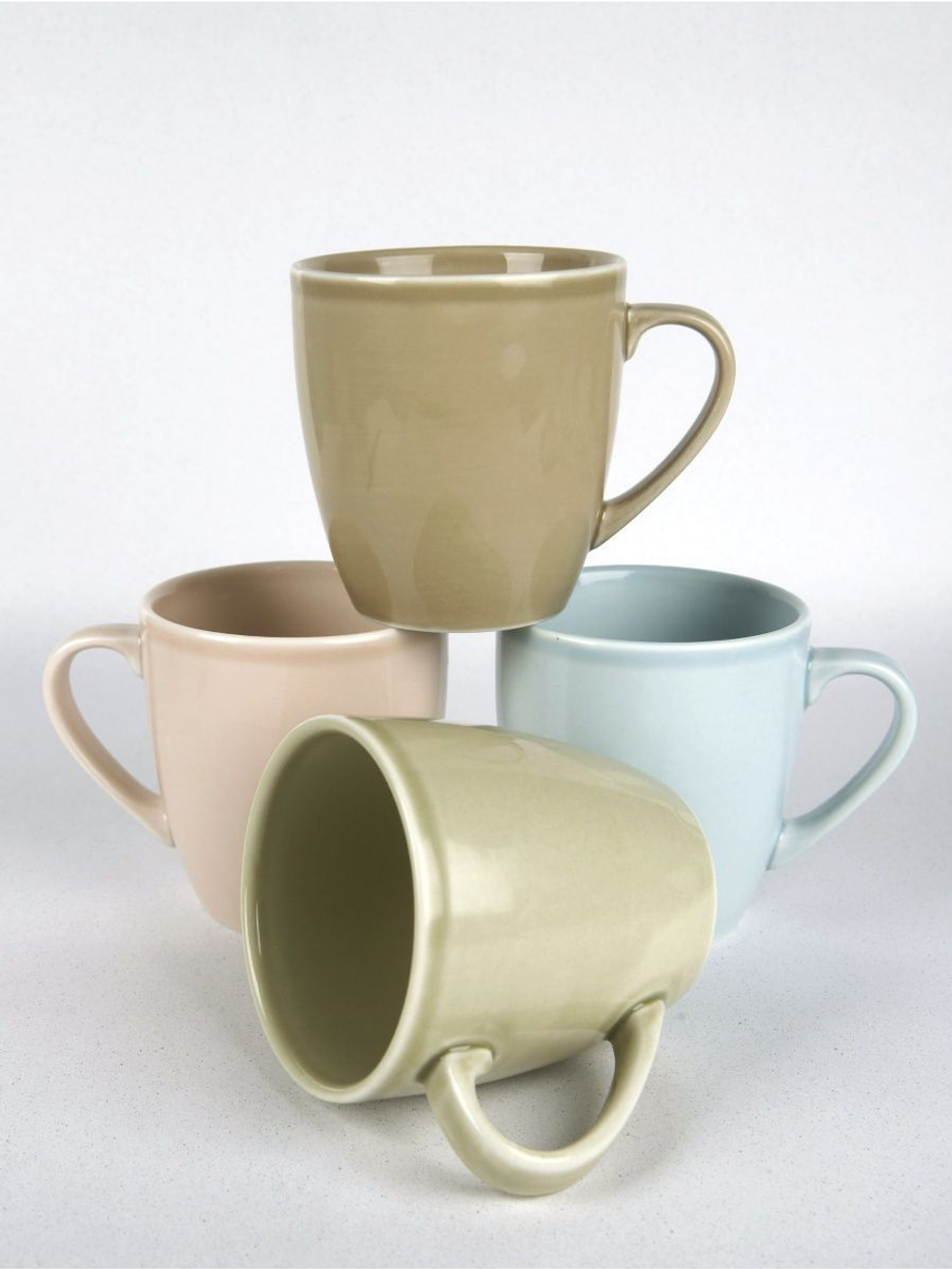 Кружки парные набор Башкирский фарфор, 270 мл, 2 шт, фарфор, цвет, для кофе и чая