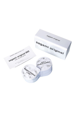 Презервативы Sagami Original 002  L-Size, полиуретан, 10 шт.