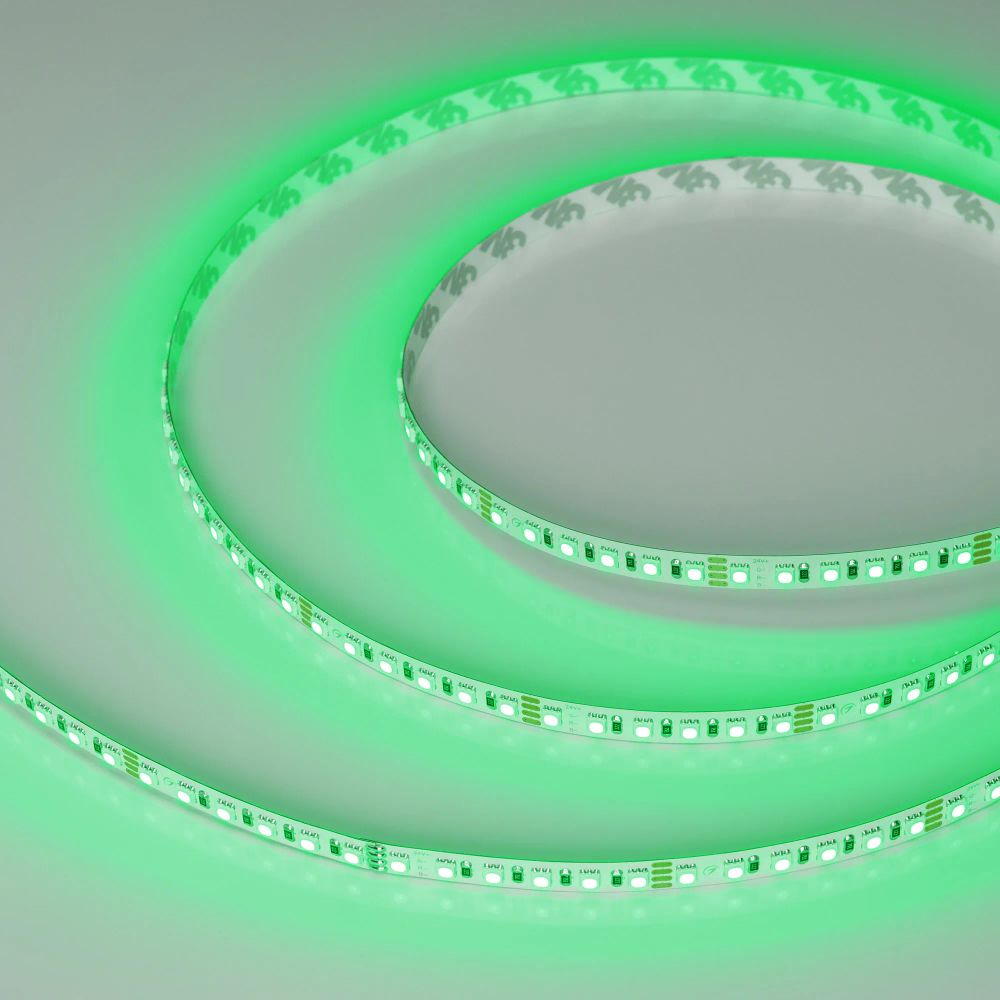 Светодиодная лента RT-G120-8mm 24V RGB (11 W/m, IP20, 3838, 5m) (Arlight, Открытый) 026832(2)