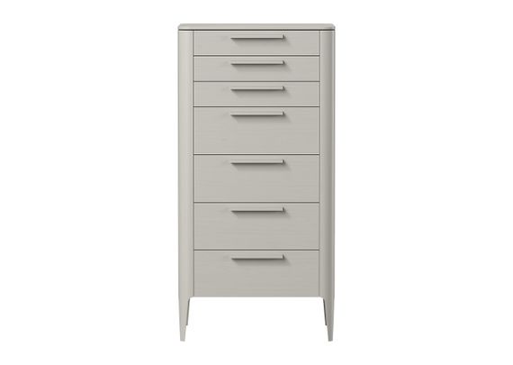 Комод Type oak высокии? 7 ящиков (серо-бежевый)