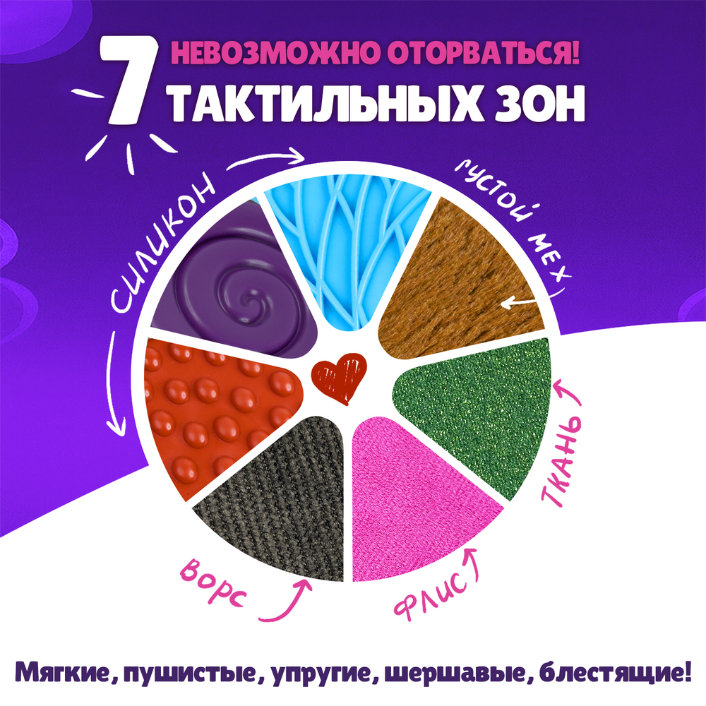 Букашки, тактильная книга