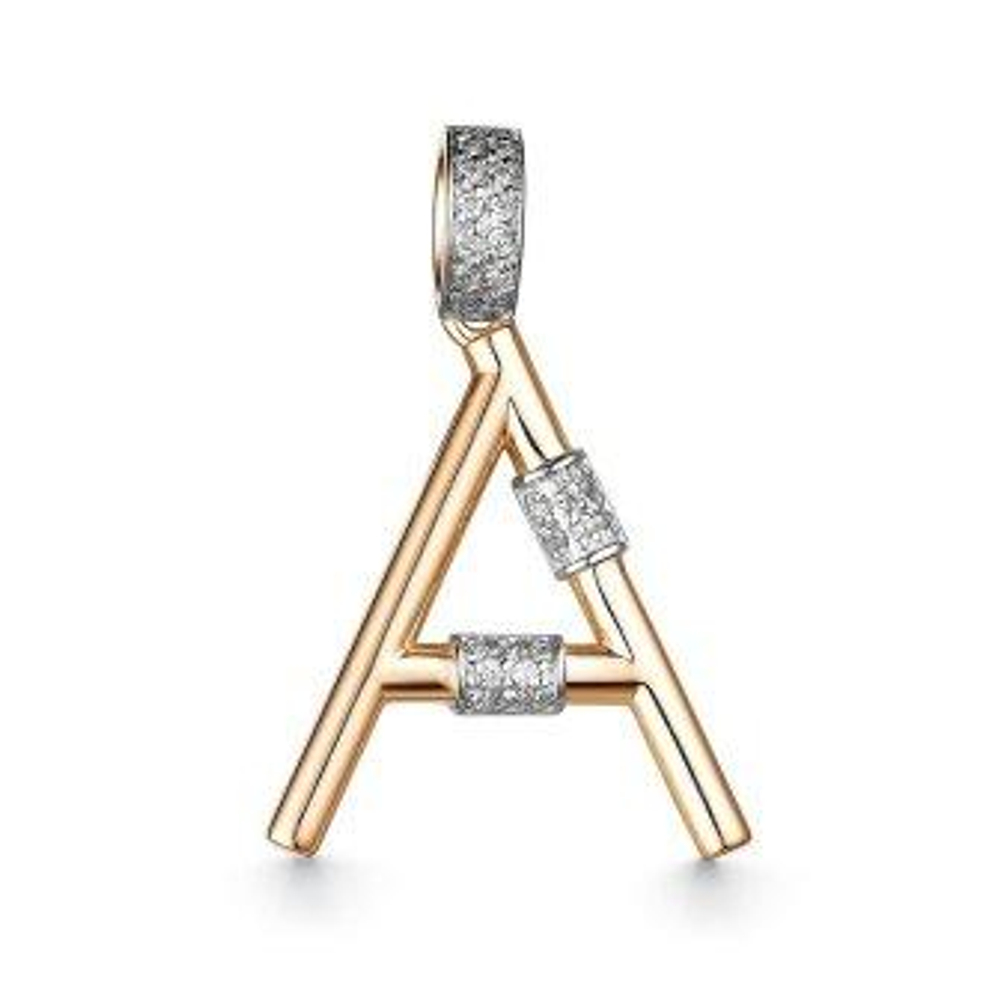 Подвеска из золота с фианитами