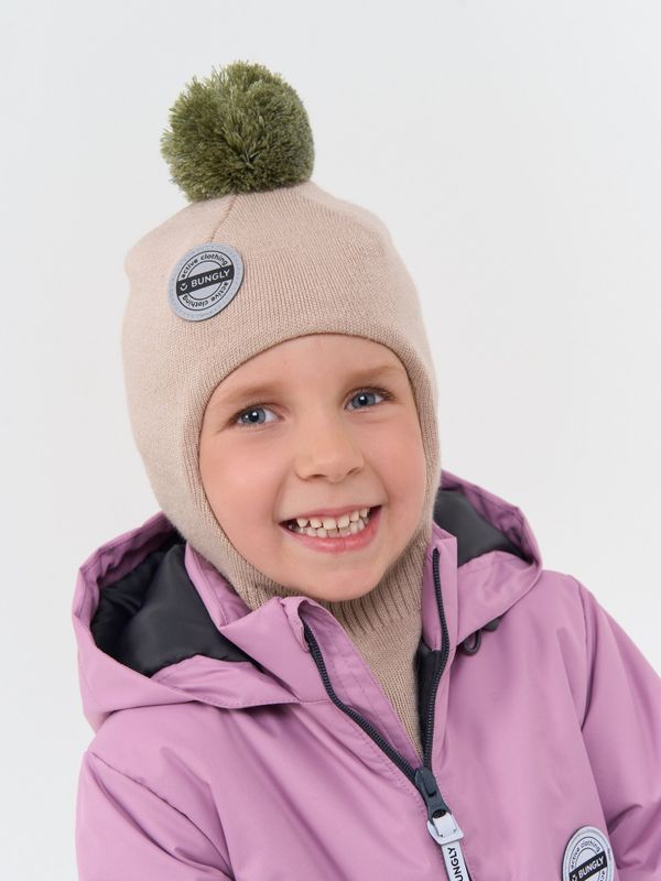 Шлем демисезонный из смесовой шерсти 