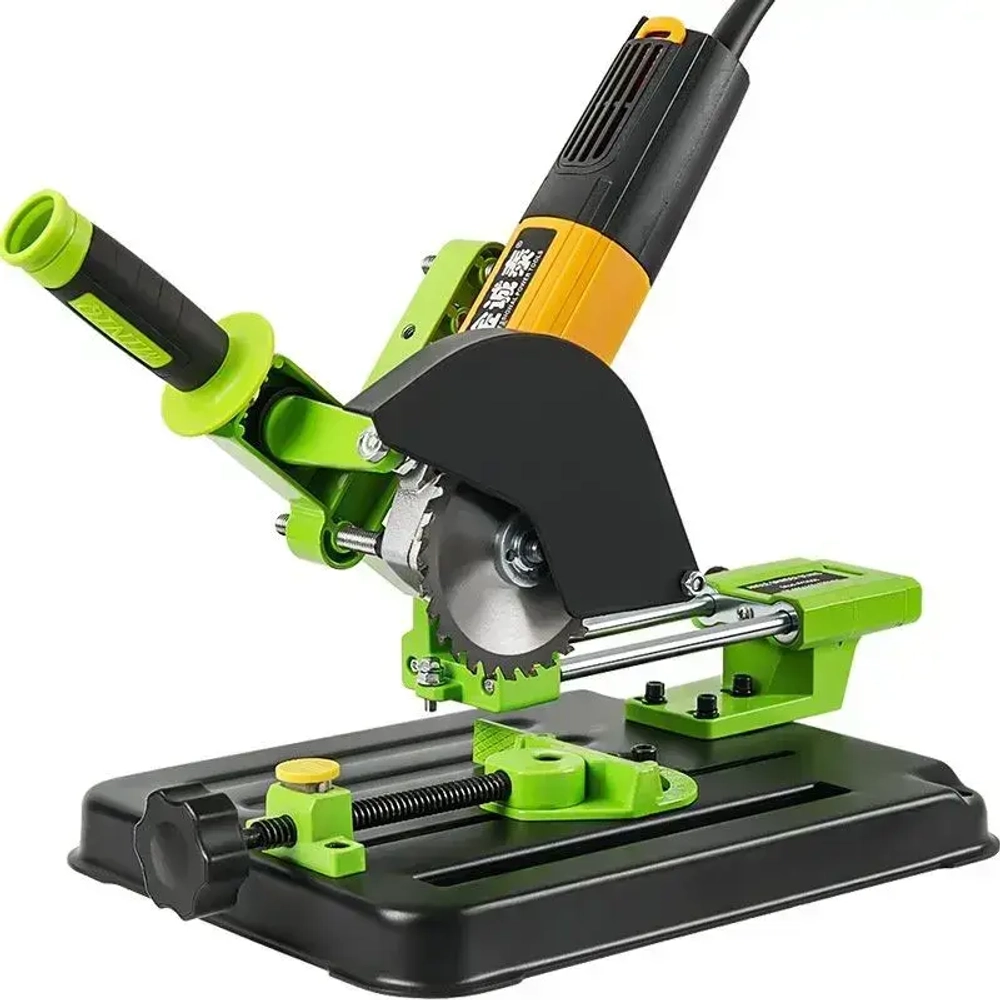 Стойка для крепления болгарки ушм BG-612507, с протяжкой, для ушм 100мм/115мм/125мм с защитным кожухом и струбциной, инструменты для ремонта и строительства