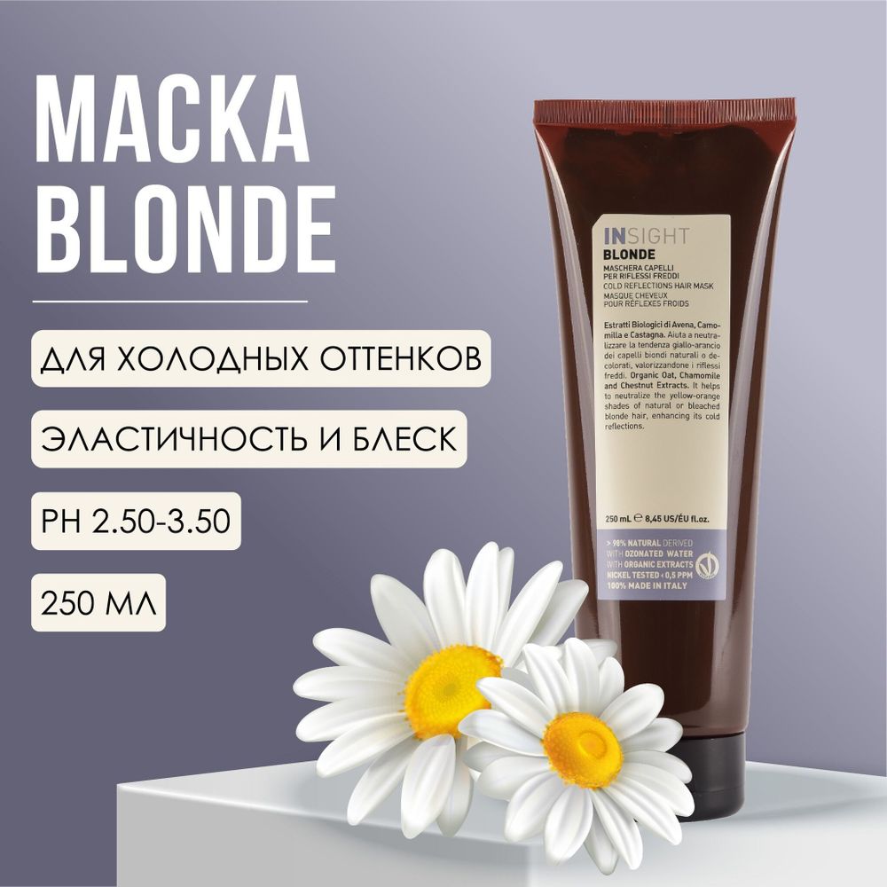 INSIGHT BLONDE Маска для волос, 250 мл