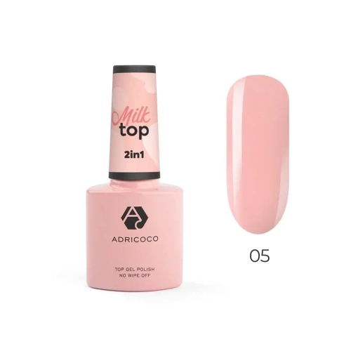 Закрепитель для гель-лака Milk Top №05 ADRICOCO, 8 мл