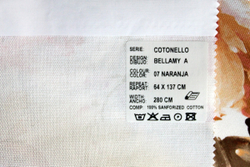 Рогожка Cotonello Bellamy (Котонелло Беллами) A 07 naranja