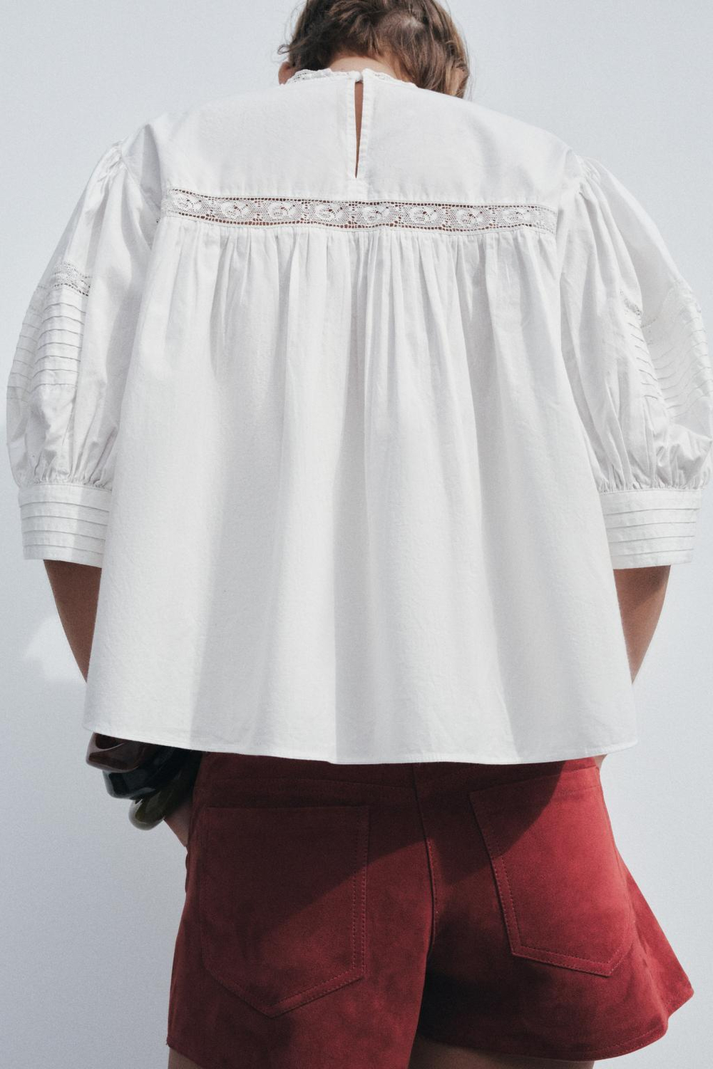 Блуза с кружевом — zw collection