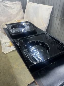 Покраска деталей автомобиля в один цвет