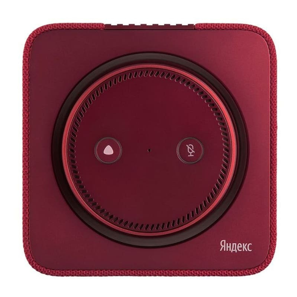 Умная колонка Яндекс.Станция Макс (с Алисой, с Zigbee) Красный
