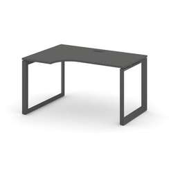 Style Project Стол рабочий эргономичный SN-59O.SPA-002(L) Антрацит/Металл Антрацит/Черный Заглушка 1