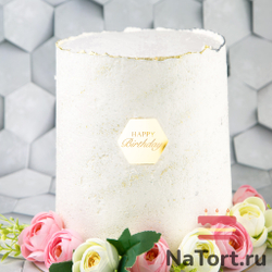 Украшение фигурное «Happy Birthday» №15, 50 шт