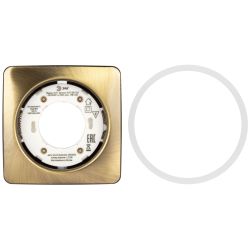 Светильник встраиваемый ЭРА KL71 SB /1 (к) под лампу GX53 бронза термокольцо в комплекте