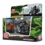 Мотоцикл ин.мет. "Омон, с фигуркой" коробка CT-1247-7 (Технопарк)