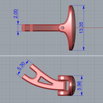 3D-модель замков для запонок