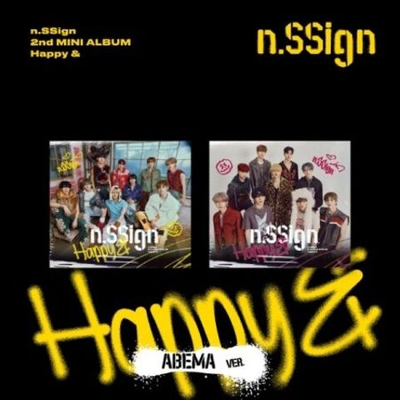 Альбом N.SSIGN - HAPPY & 2nd Mini Album ABEMA RANDOM Version