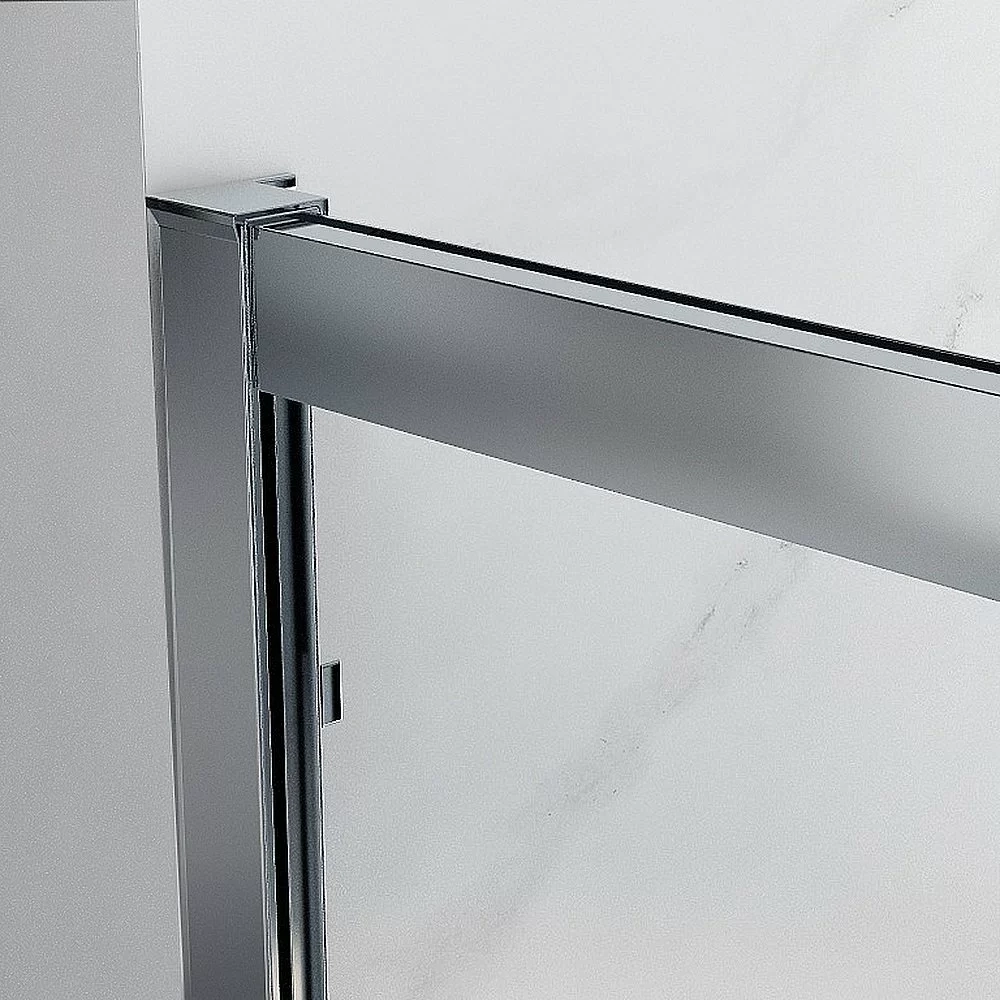 Душевая дверь Black&White Stellar Wind SX715 1200-1300 стекло прозрачное/профиль хром