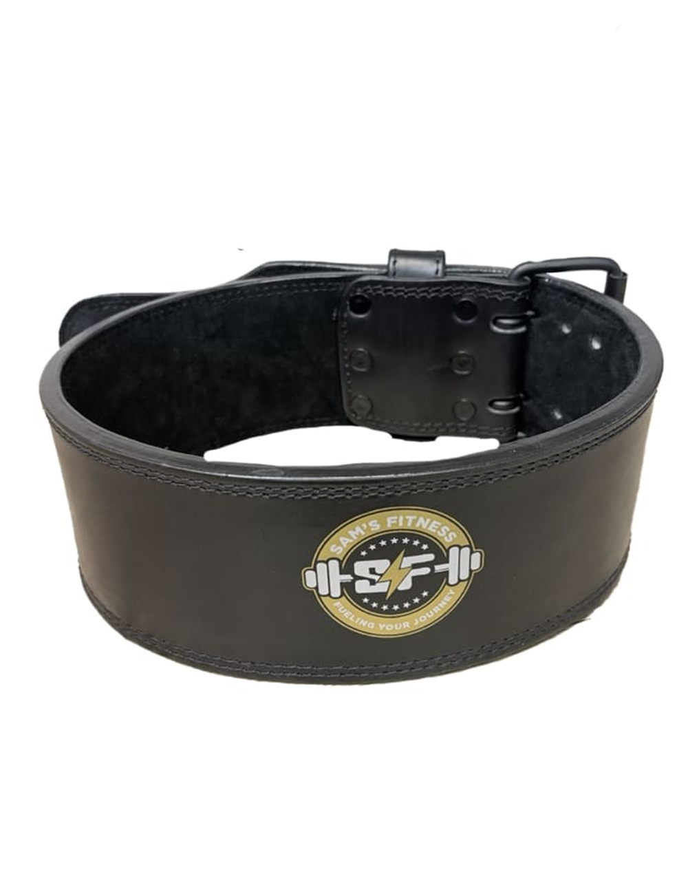 Ремень для пауэрлифтинга черный Sam's Fitness