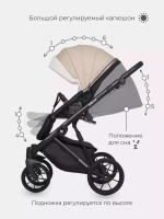 Коляска DELTA ECCO (2 в 1) (RIKO BASIC) 11 Camel (песочный)