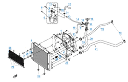 Патрубок впускной сист. охл.