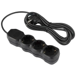 Удлинитель ENGY "Гранд" 5мроз. с заземлением (ПВС 3,75) черный