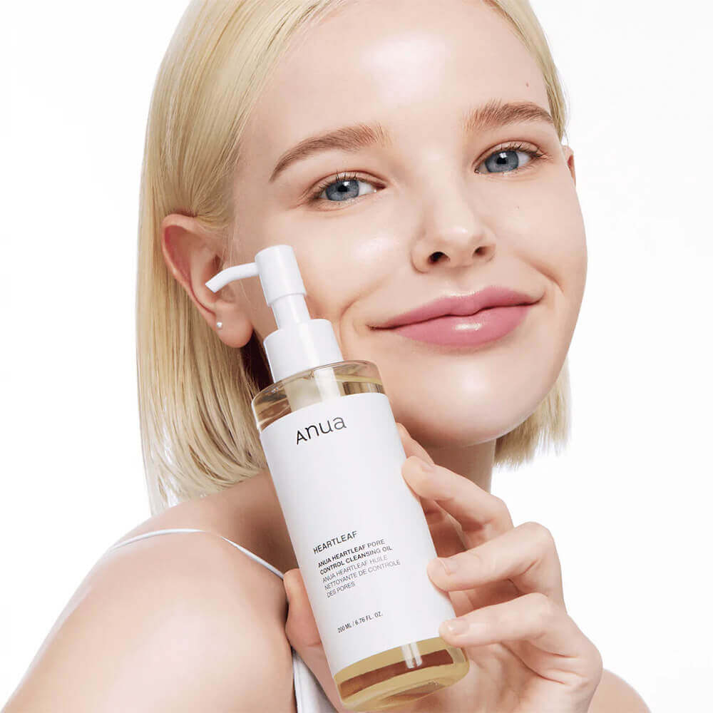 Anua Очищающее гидрофильное масло с экстрактом хауттюйни - Heartleaf Pore Control Cleansing, 200мл.