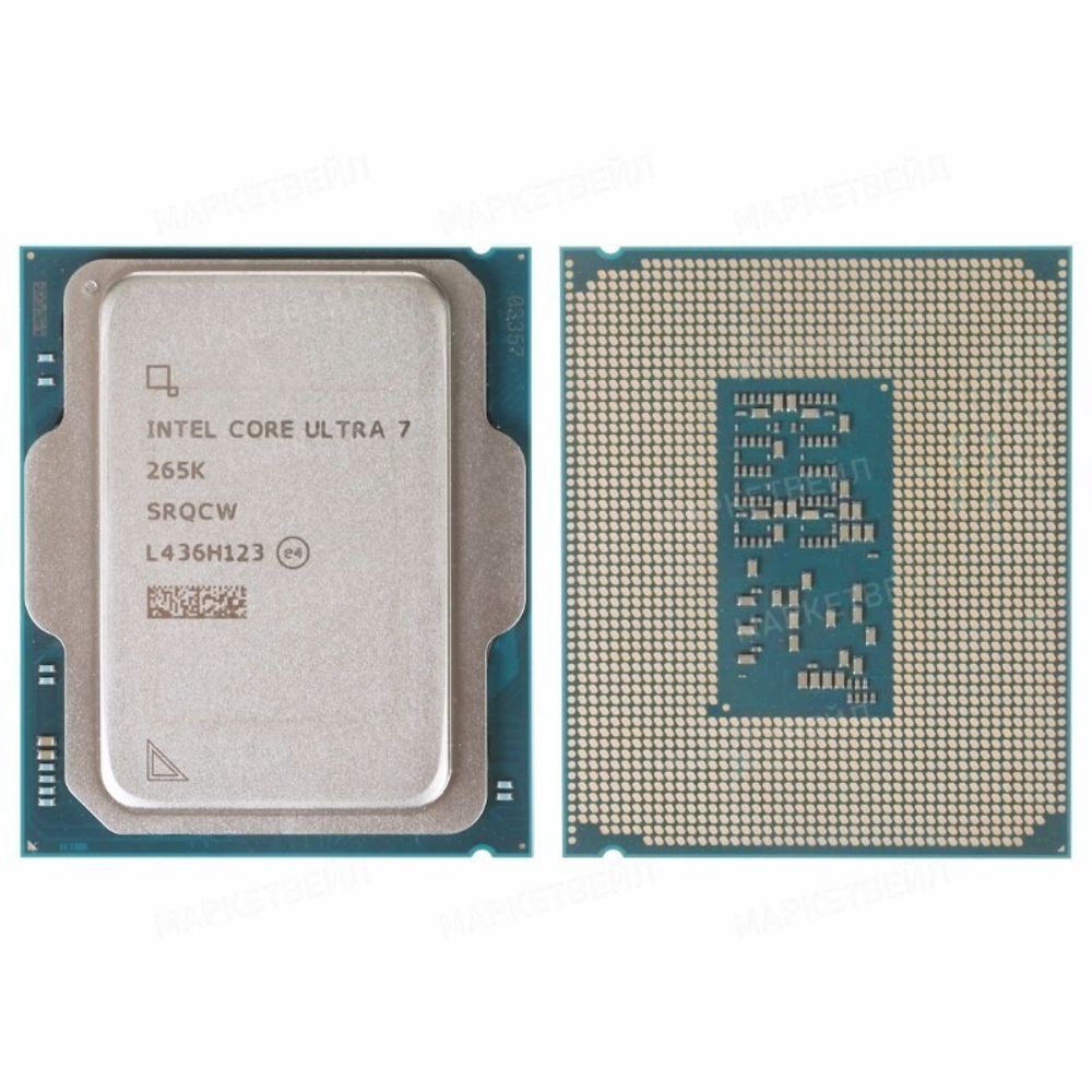 Процессор Intel Core Ultra 7 265K, LGA1851 (3.9GHz-5.4GHz/30MB/20 cores), TDP 125W-250W, OEM
