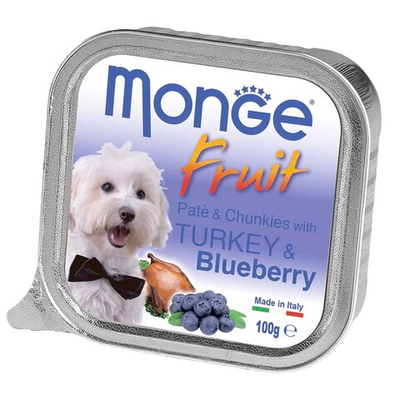 Monge Dog Fruit 100 г индейка и черника - консервы для собак