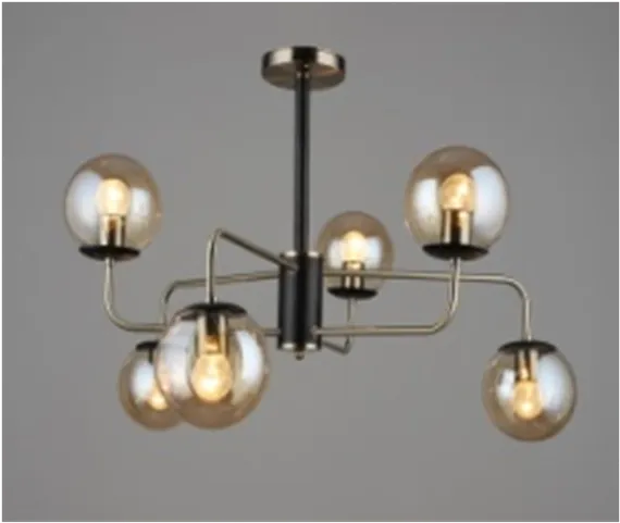 3776/6 AB+BK (2) Люстра (RL)