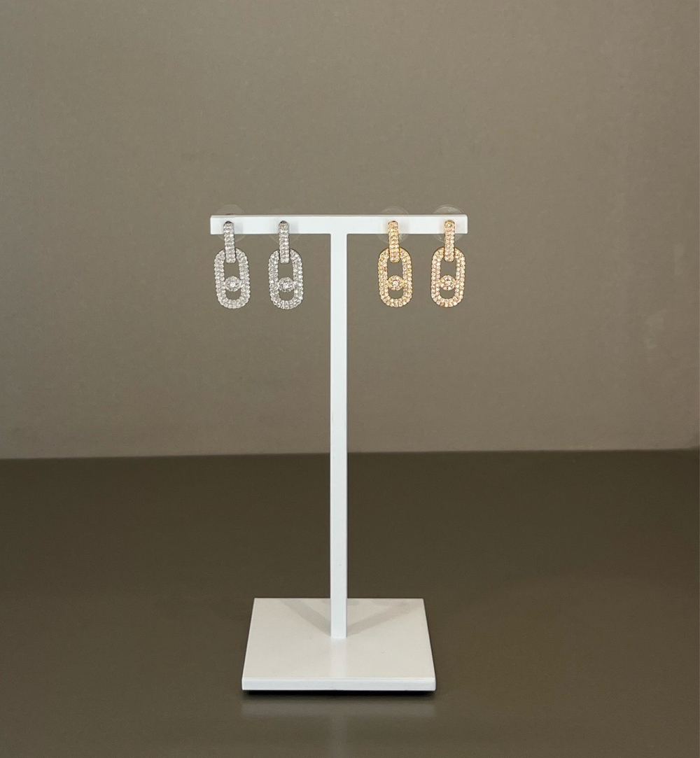 Серьги GRACE 2 silver