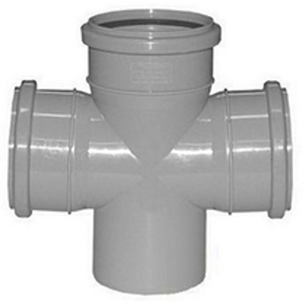 ПВХ Крестовина Ф110х110х110*90 (6/1шт)