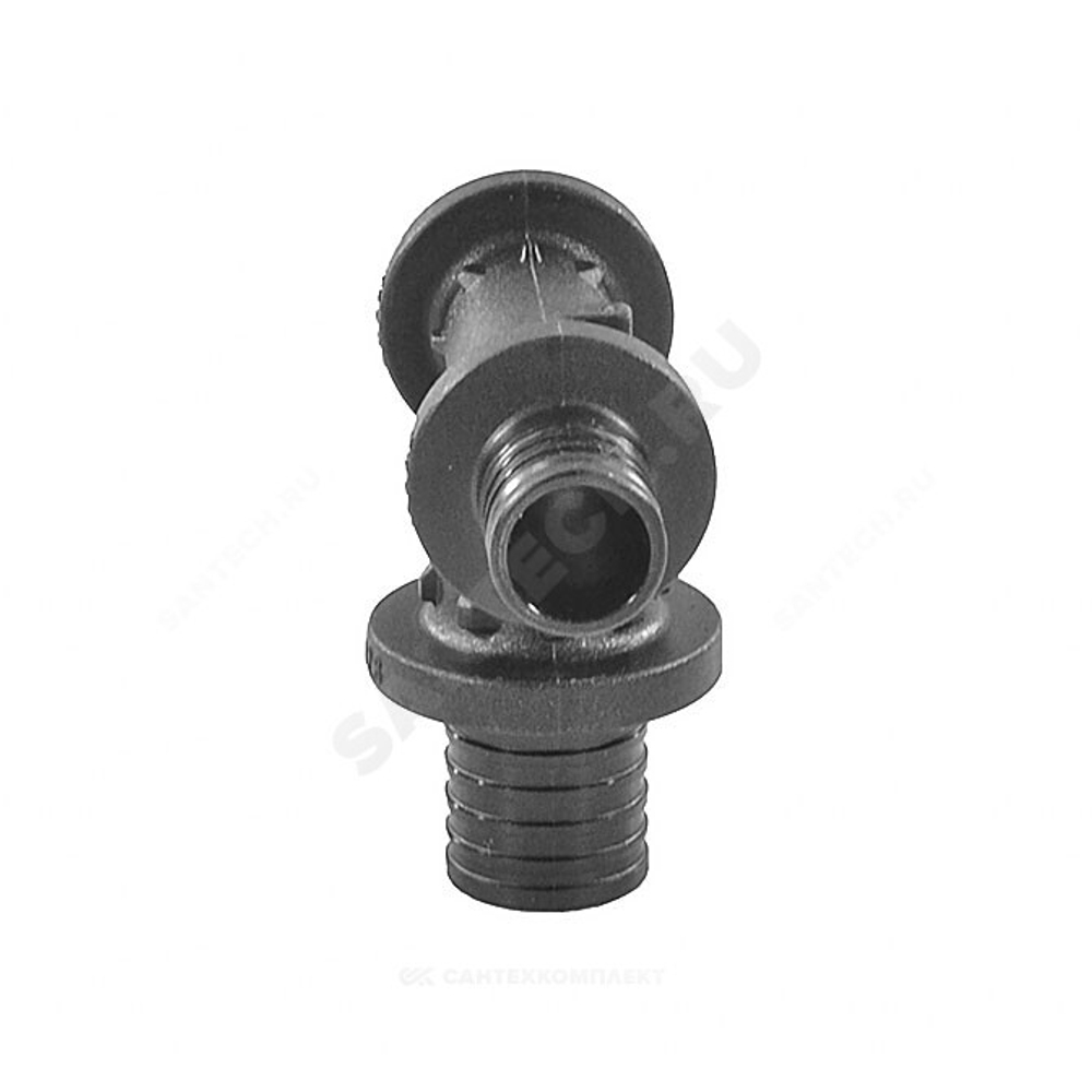 Тройник для PE-X труб аксиальный PPSU Дн 16х25х16 переходной RAUTITAN PX Rehau 11601021001