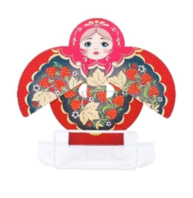Подставка для книг Матрёшка