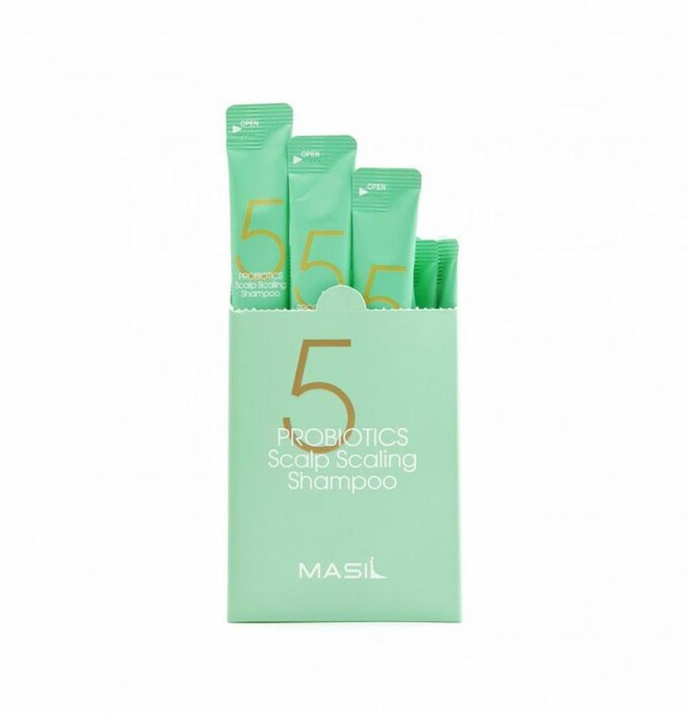 Шампунь для глубокого очищения кожи головы Masil 5 Probiotics Scalp Scaling Shampoo 8 мл.