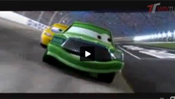 Cars (2006) scenes - Huge Crash (Get through that McQueen!)