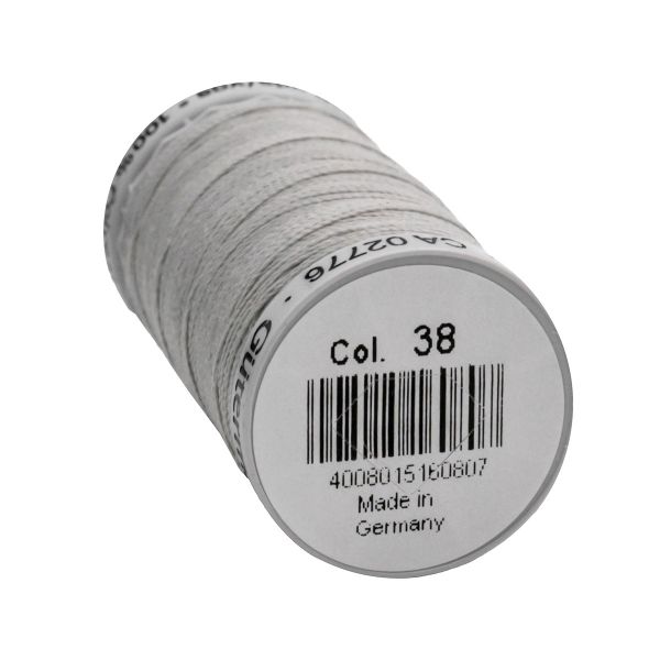 Нитки суперкрепкие Gutermann Extra Strong M782 №40 (100 метров), 5 кат. | 038 св.серый