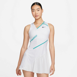 Женская теннисное платье Nike Court Dri-Fit Dress Women - White, Turquoise