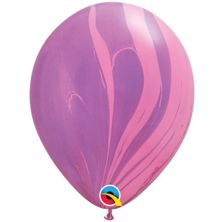 Супер Агат Pink Violet Qualatex 11"