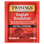 Twinings, чистый черный чай, английский завтрак, экстракрепкий, 20 чайных пакетиков, 50 г (1,76 унции)