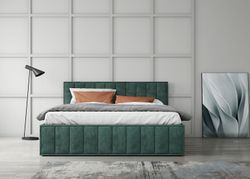 Кровать "Лана" (М) 1,2 (Зелёный Софт), ДСВ-Мебель, г. Пенза