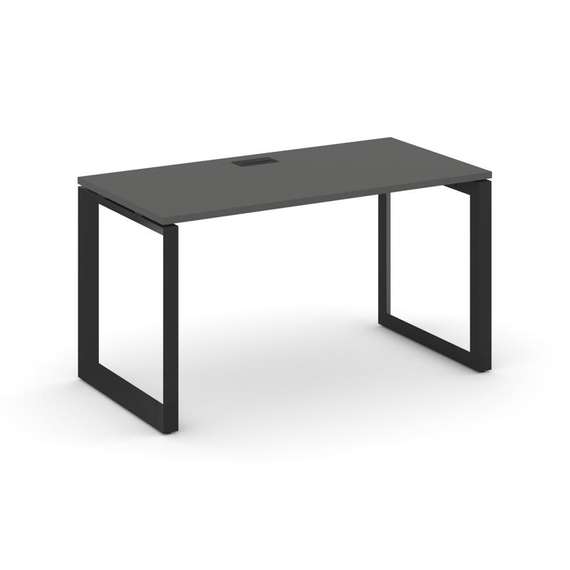 Style Project Стол письменный SN-59O.SP-003 Антрацит/Металл Черный/Черный Заглушка 1380*600*750