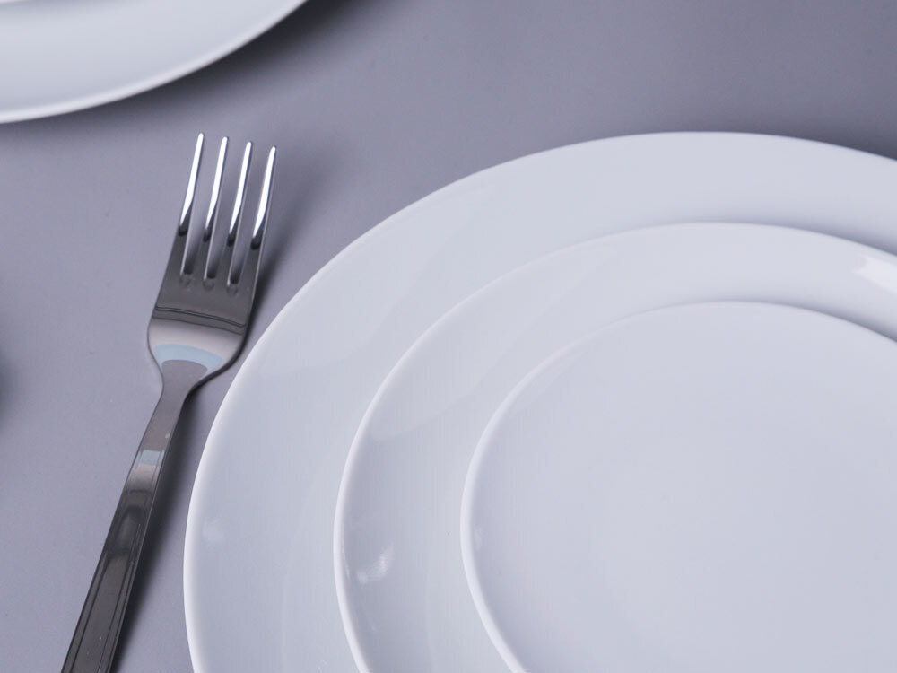 Тарелка 200мм мелкая форма Универсал Без деколи